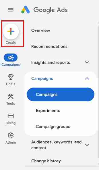 create google ads campaign