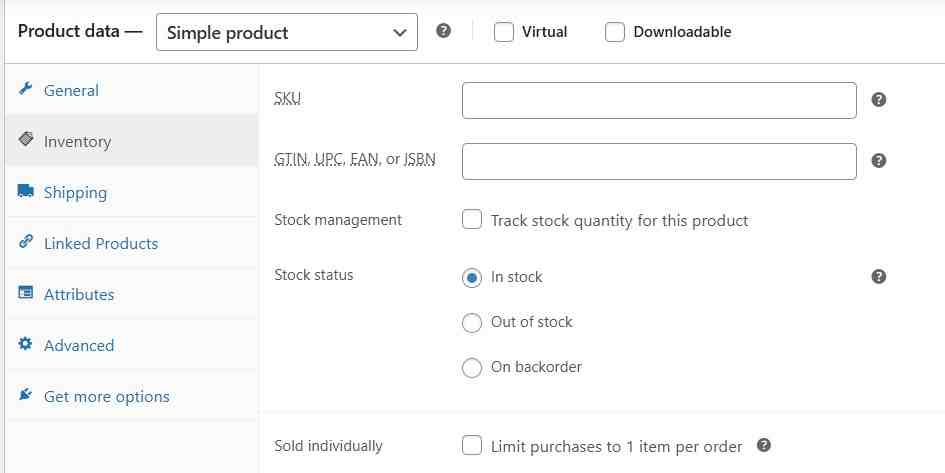 woocommerce inventory management